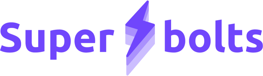 Superbolts logo wide